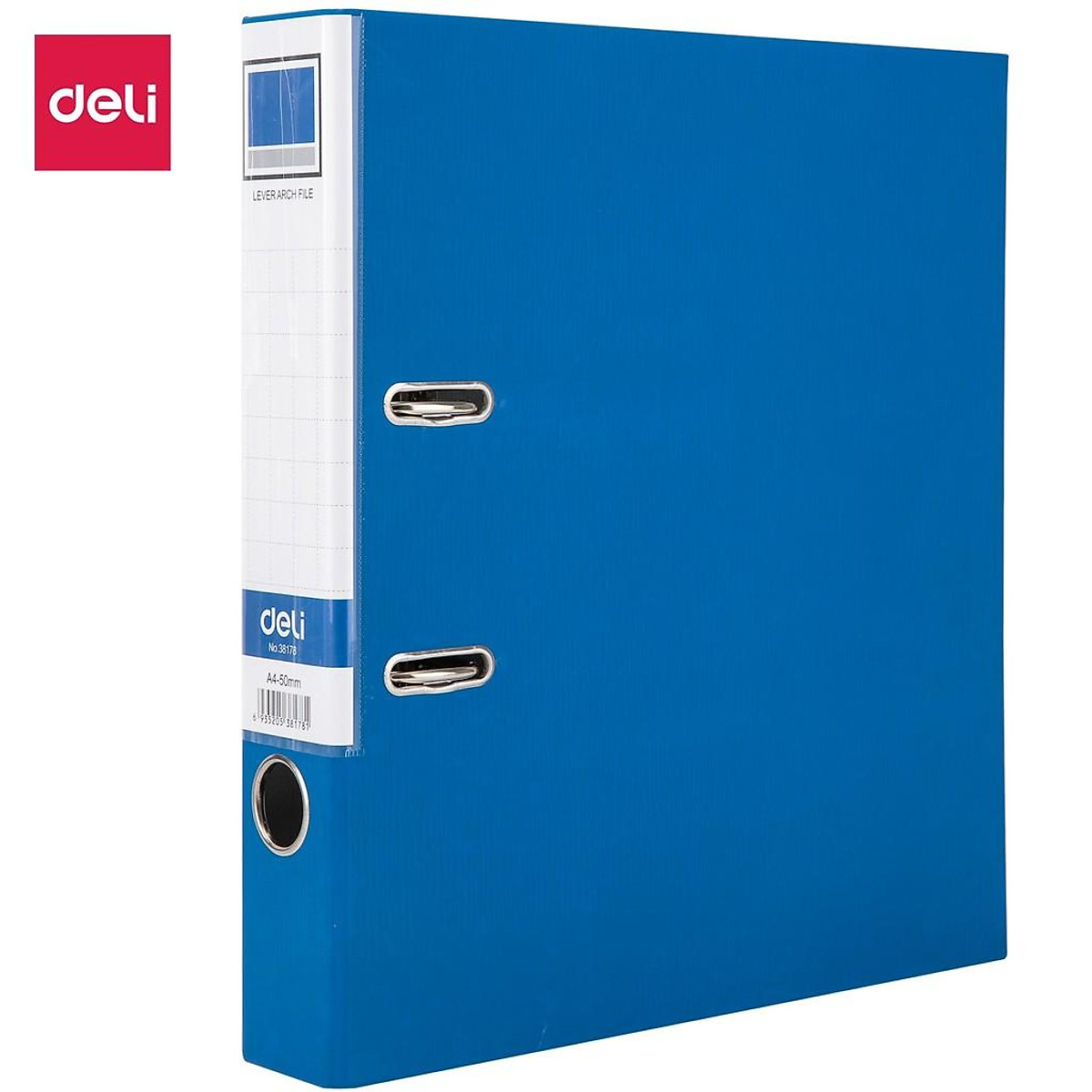 CF847-LB/DB File còng F4, 5cm Màu xanh nhạt/đậm DELI