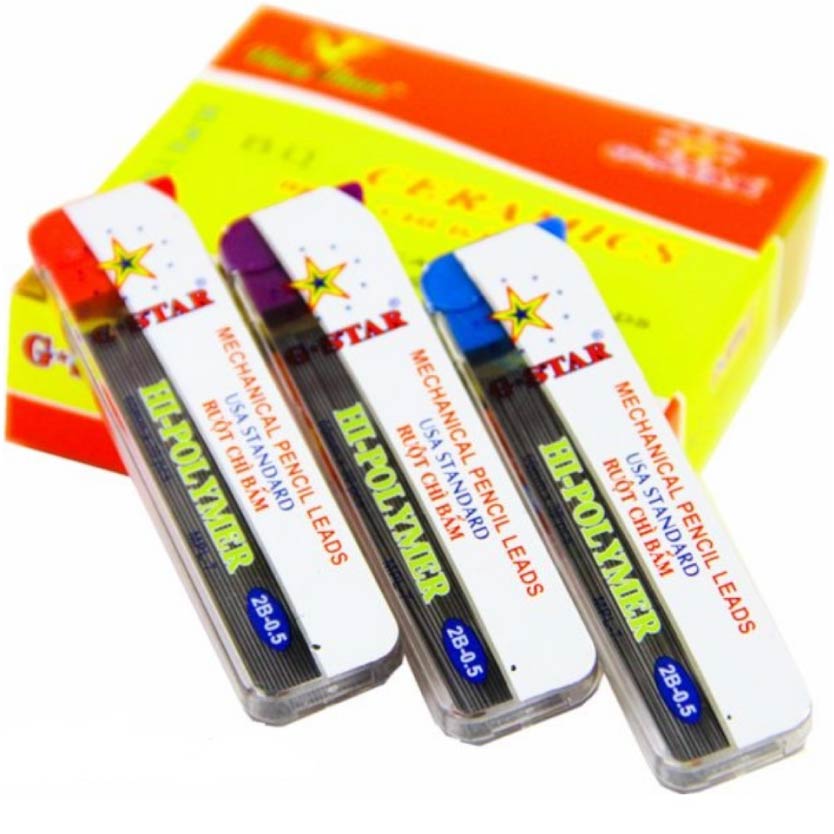 Ruột chì bấm MPL9 - đen 0.5