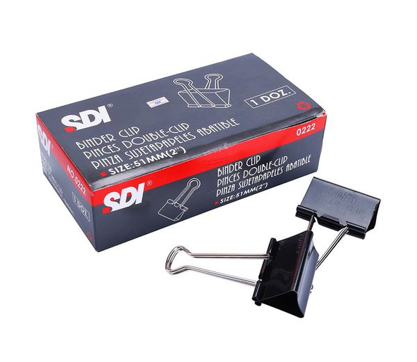 Kẹp sắt đen SDI 51mm (chính hãng)