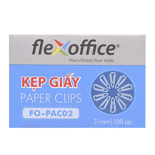 Kẹp giấy Flex Ofice  31mm FO-PAC02