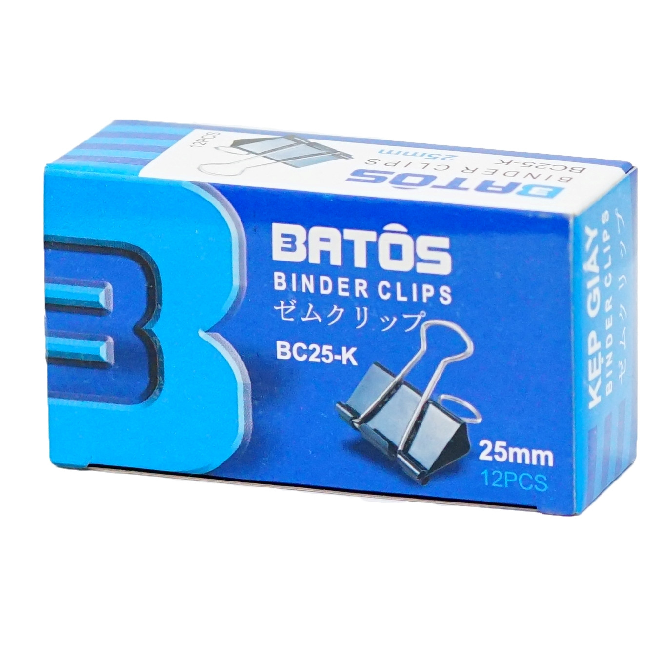 Kẹp sắt đen Batos 25mm